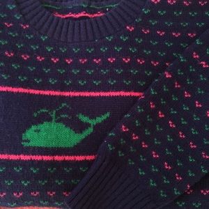 Vintage whale sweater